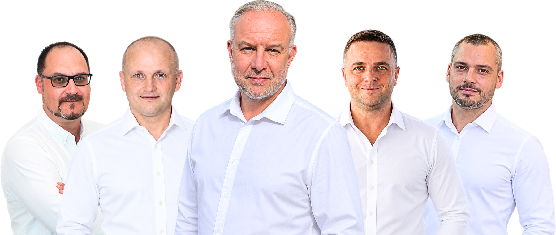 Miroslav Krejča, Lukáš Nebes, Jiří Černý, Marek Anděl a Jan Belák